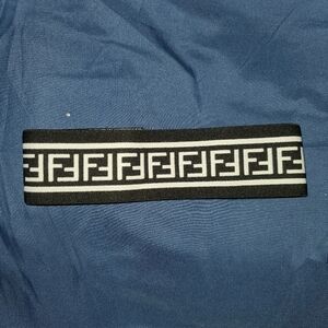 Fendi Monogram Black and White Headband